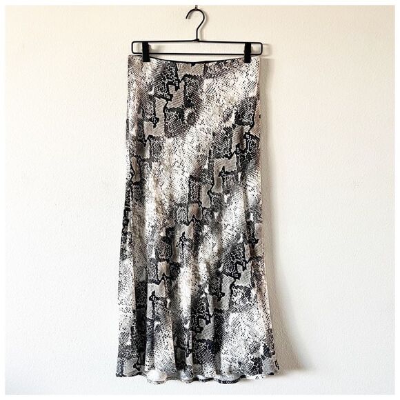 Sanctuary Snakeskin Everyday Midi Skirt Sz M - Picture 2 of 14